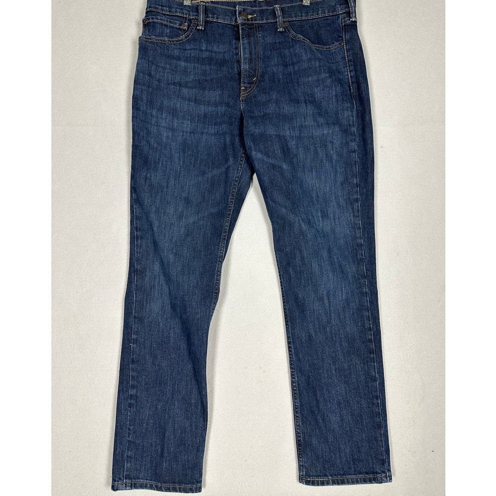 Levis 511 Jeans Mens 38X32 Blue Slim Fit Straight Leg Denim Stretch Dark Wash